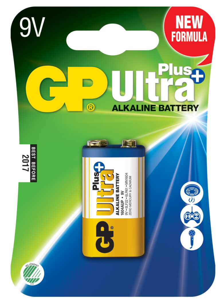 Alkaline-9V-batteri