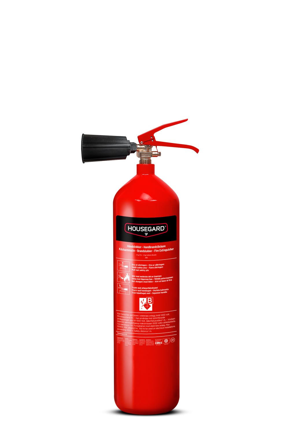Housegard K2-NO CO2 slukker 2KG - 34B