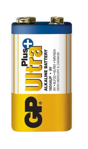 GP Ultra Plus Alkaline 9V-batteri