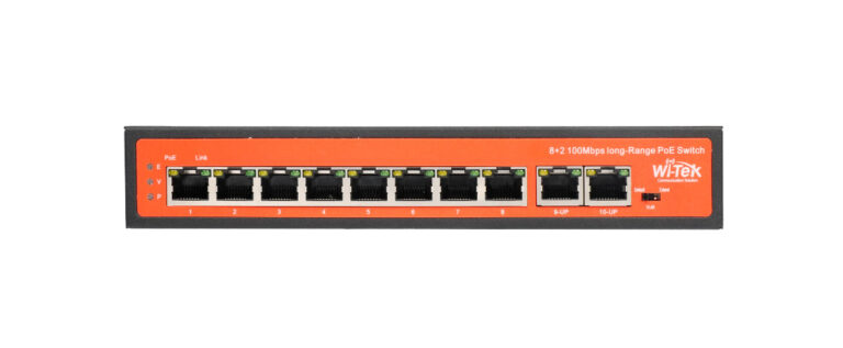 PoE Switch med 8 porter