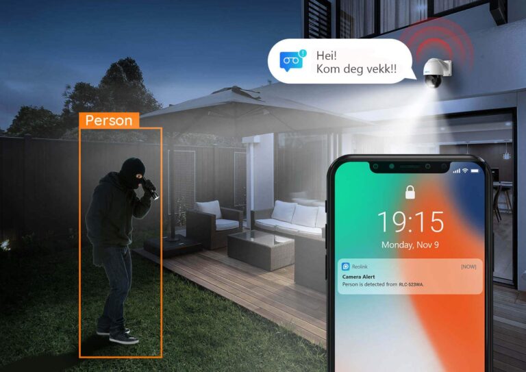 Reolink RLC-823A 4K og AI Pan/Tilt/Zoom PoE overvåkningskamera - Bilde 3
