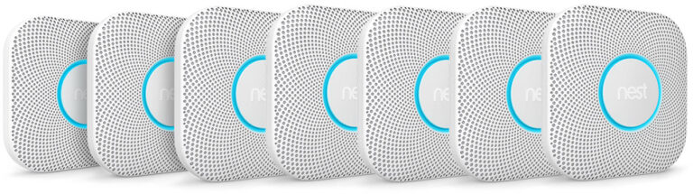 7 stk. Nest Protect brannalarm med app