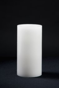 SafeCandle kubbelys Medium - (15 cm) Rundt vokslys