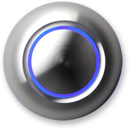 Spore True ringeknapp med blått LED lys