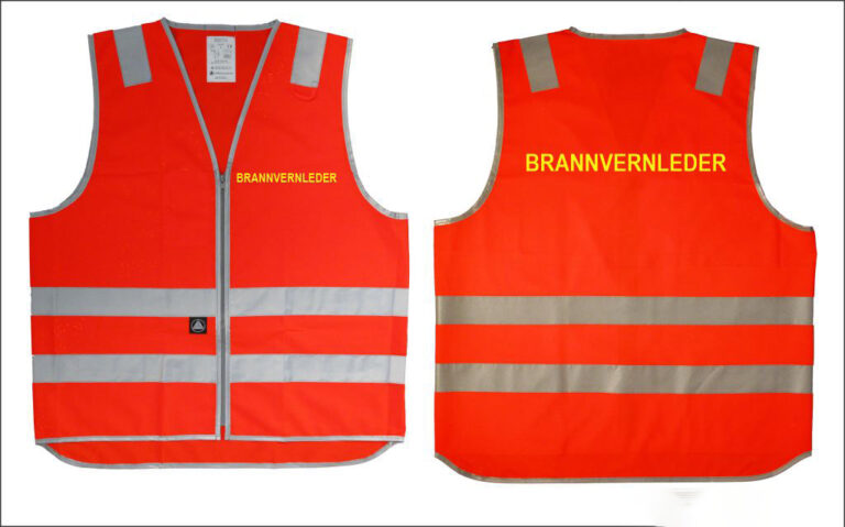 Refleksvest for brannvernledere