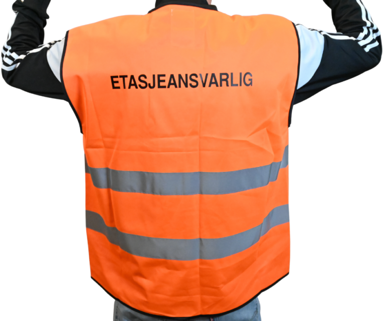 Refleksvest etasjeansvarlig