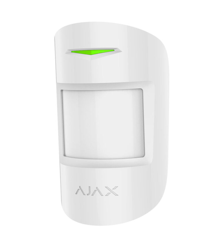 Ajax innbruddsalarmsensor i hvit