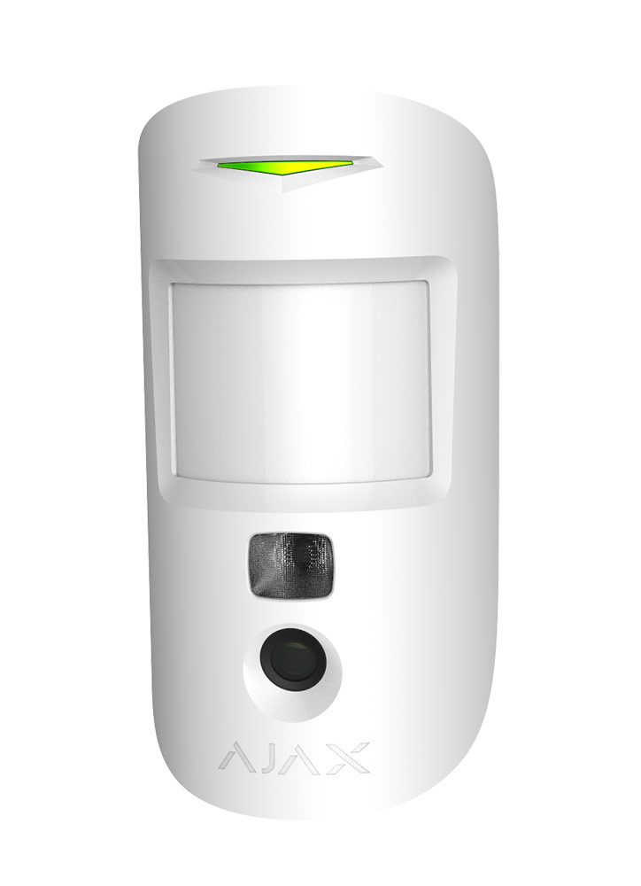 Hvit Ajax trådløs kameradetektor