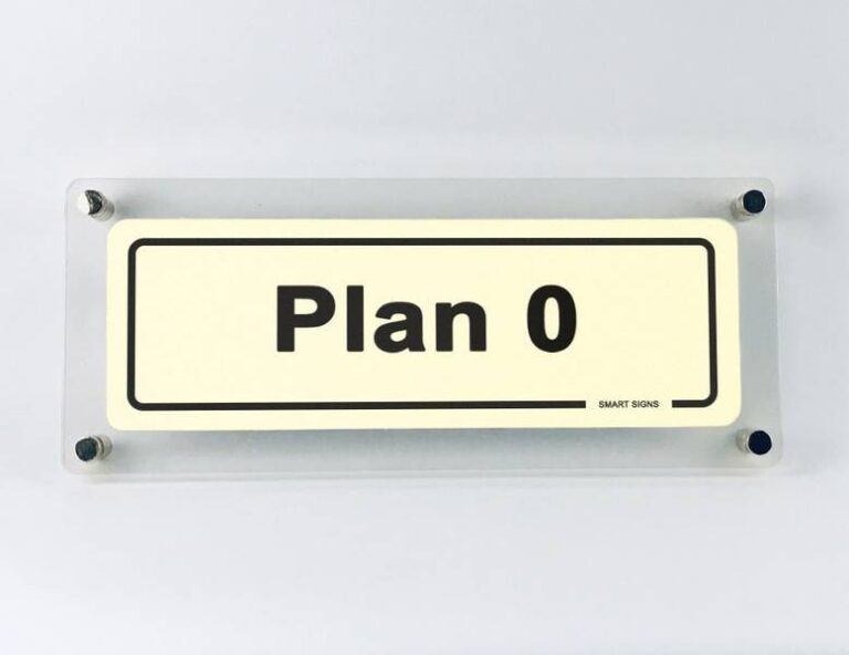 Etasjeskilt i lekkert design - Plan 0