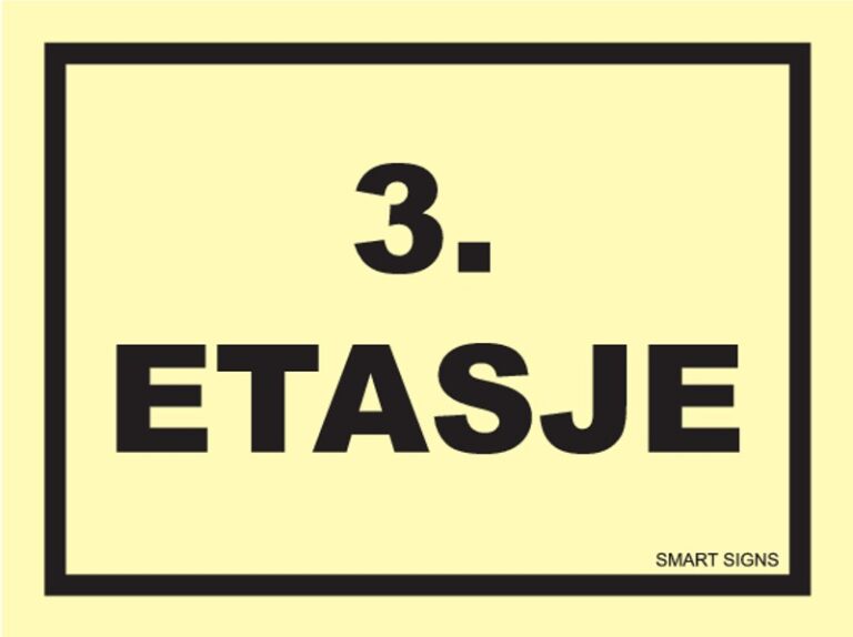 Etterlysende etasjeskilt 3. etasje