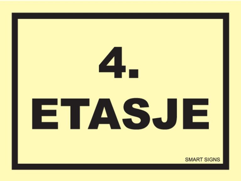 Etterlysende etasjeskilt 4. etasje