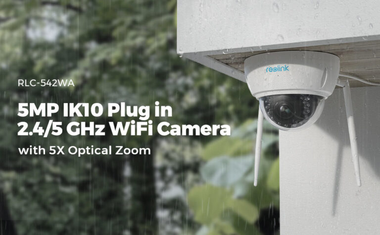 DEMOVARE Reolink RLC-542WA Smart WiFi utendørs kuppelkamera med zoom - Bilde 5