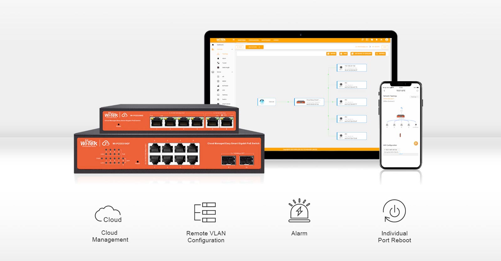 Managed poe switch