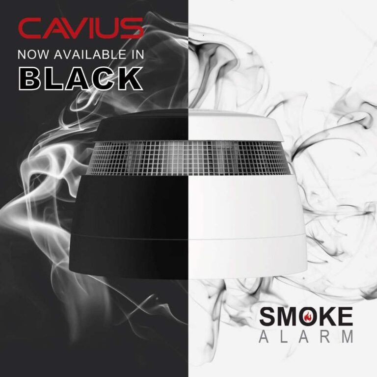 Svart røykvarsler fra danske Cavius