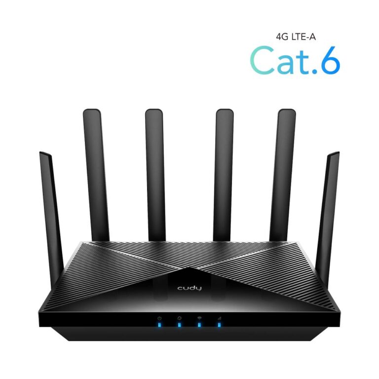4G router med rask nedlastning og WiFi