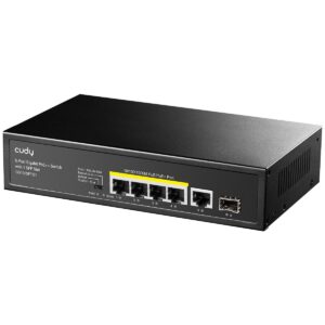 Gigabit PoE Switch med 5 porter