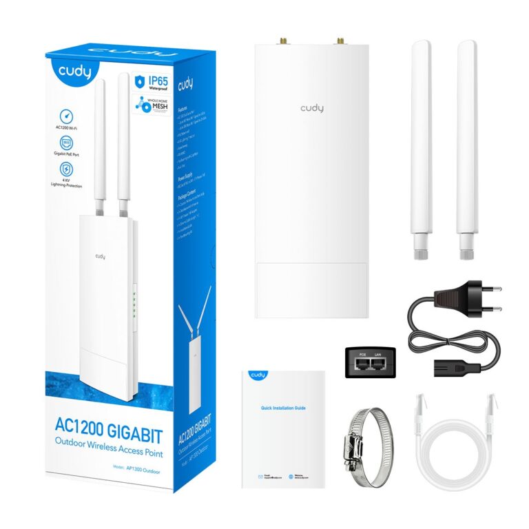 Cudy AP1300 utendørs aksesspunkt I Gigabit I PoE - Bilde 10