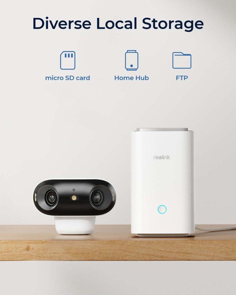 Kan brukes sammen med Reolink Home HUB for mer sentralisert kontroll over dine kameraer