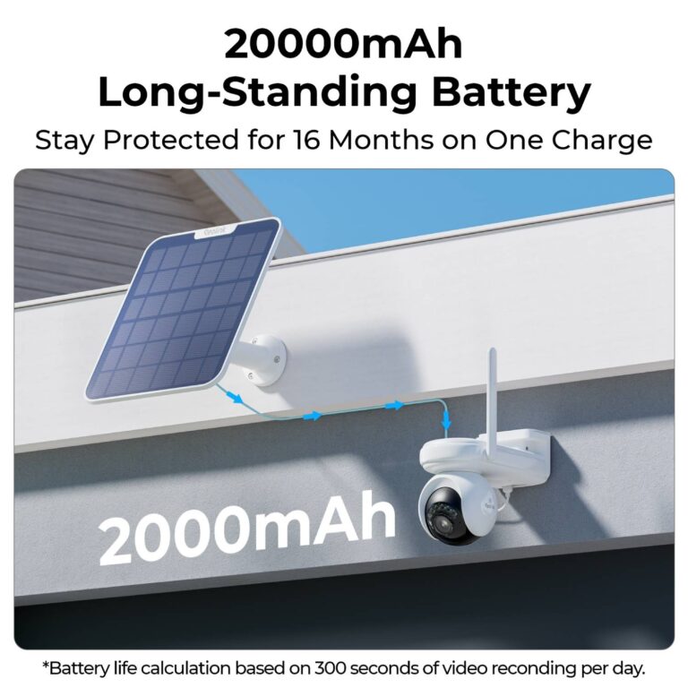 Utstyrt med et 20000 mAh batteri, for ekstra lang levetid også om vinteren