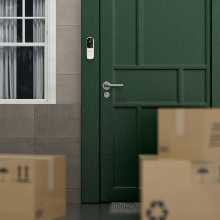 Ajax doorbell video ringeklokke med kamera og app