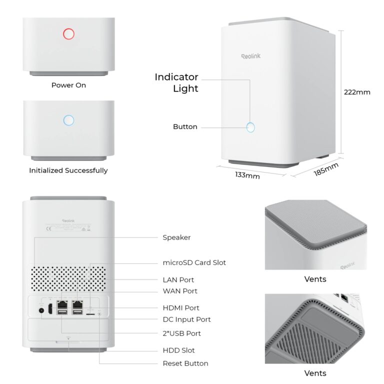 Reolink Home Hub PRO - WiFi 6 opptaker med 2TB disk - Bilde 8