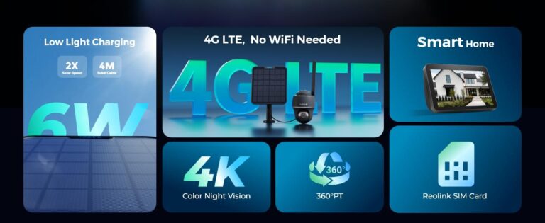 Reolink GO PT ULTRA Grey 4G batteri kamera - Bilde 5