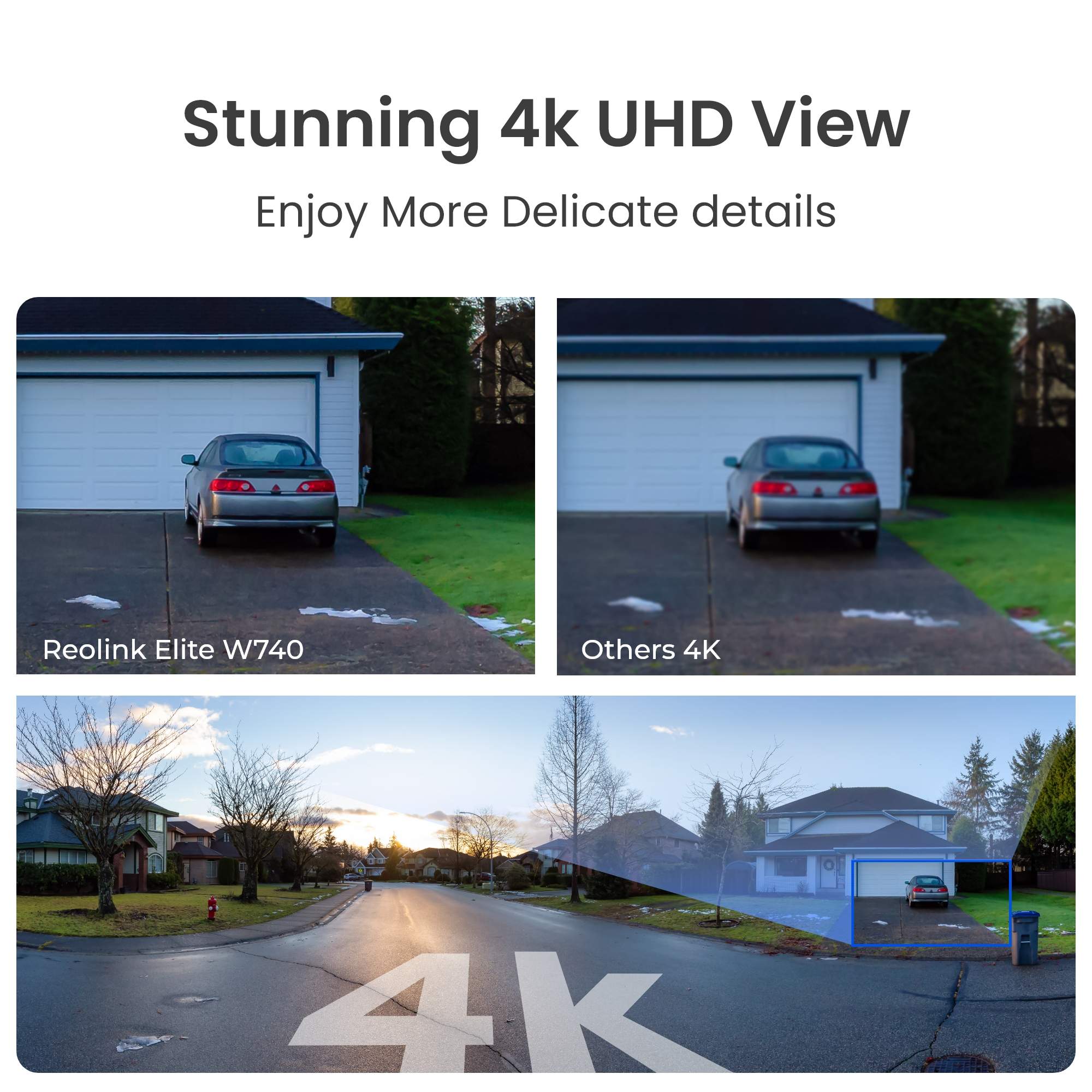 Reolink Elite Wifi Smart 8MP Dual-Lens overvåkingskamera - Bilde 5