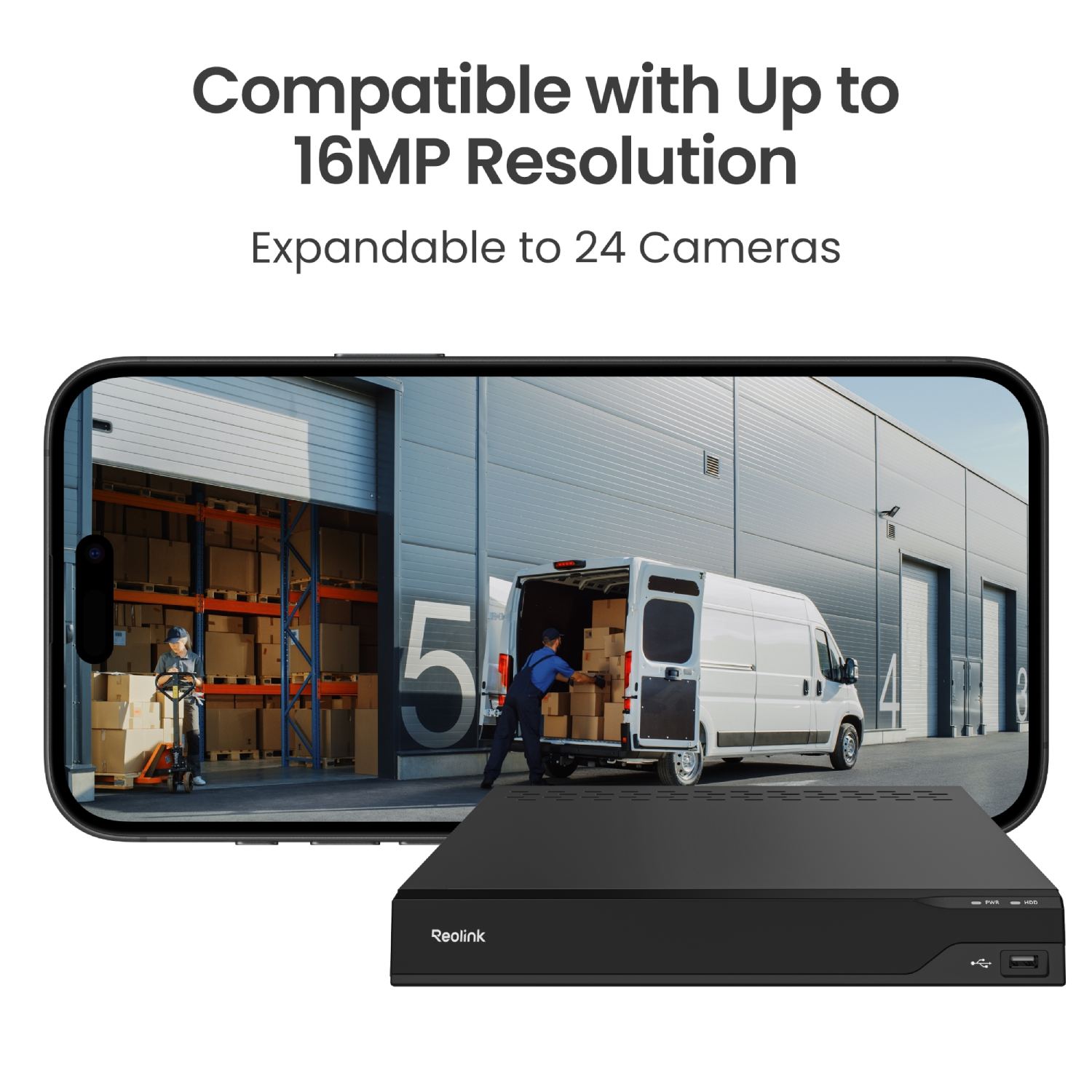 Reolink RP-PN16 PRO Serie PoE NVR for 24/7 opptak - Bilde 12