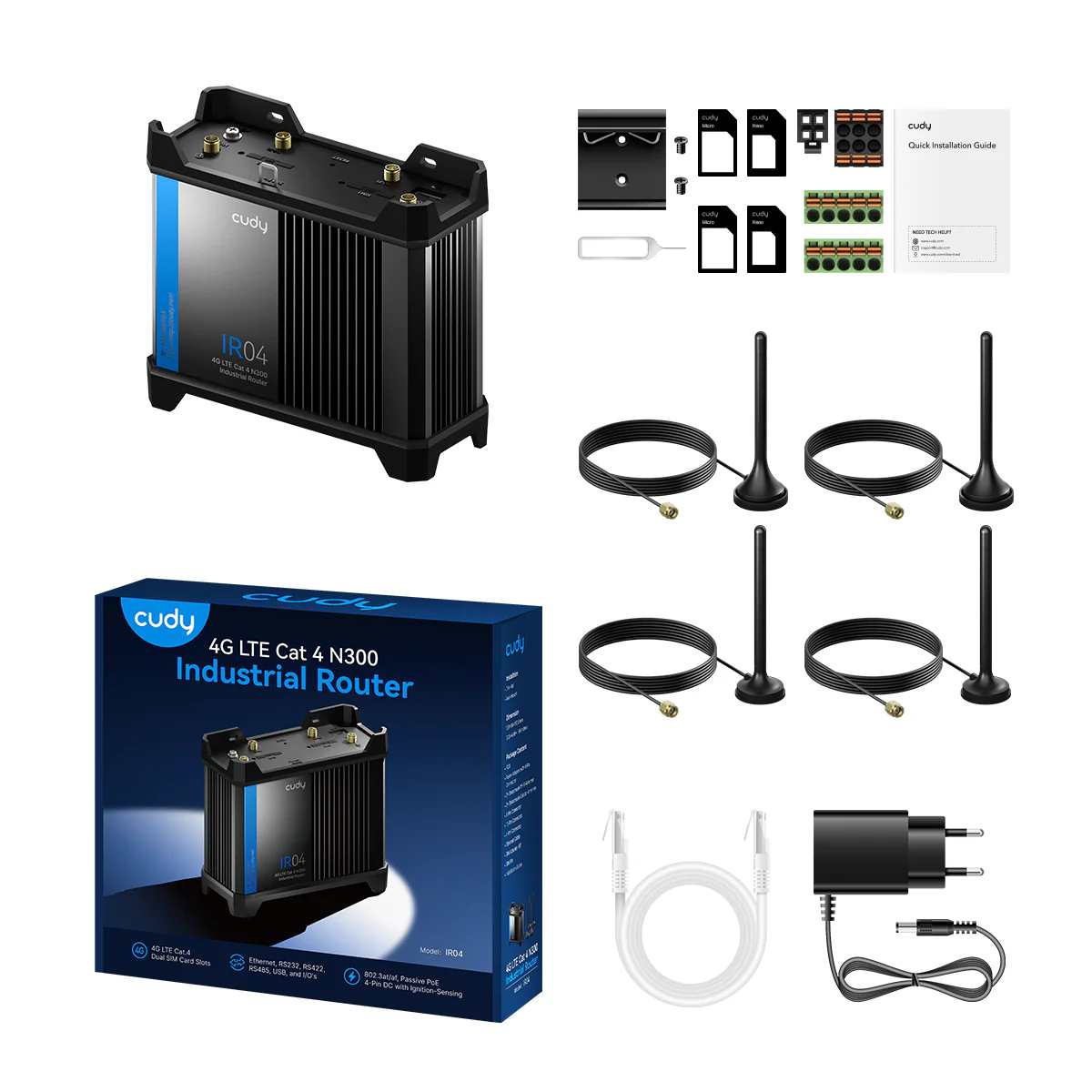 Industriell 4G ruter - Cudy IR04 - Bilde 5