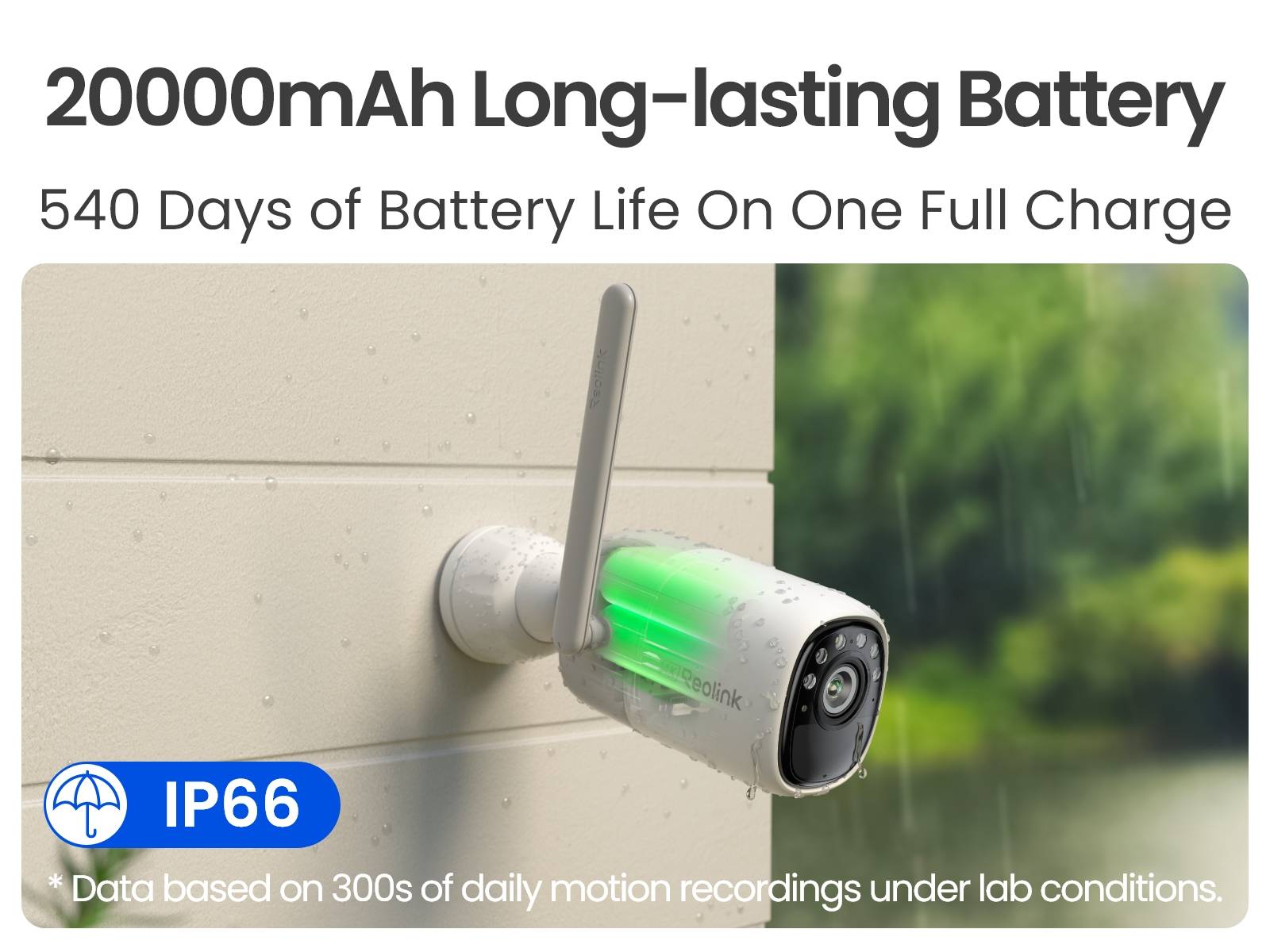 Reolink Altas 2K batteridrevet WiFi 6 kamera med ColorX nattsyn - Bilde 7