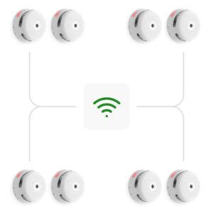 Brannpakka – 8 stk. X-Sense Smart trådløs røykvarsler