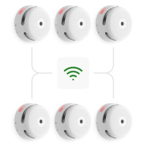 Brannpakka – 6 stk. X-Sense Smart trådløs røykvarsler