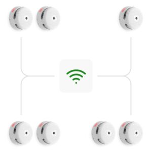 Brannpakka – 7 stk. X-Sense Smart trådløs røykvarsler