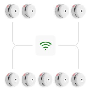 Brannpakka – 9 stk. X-Sense Smart trådløs røykvarsler