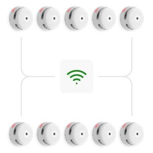 Brannpakka – 10 stk. X-Sense Smart trådløs røykvarsler