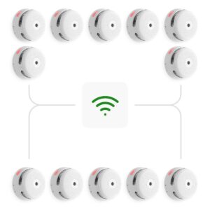 Brannpakka – 12 stk. X-Sense Smart trådløs røykvarsler