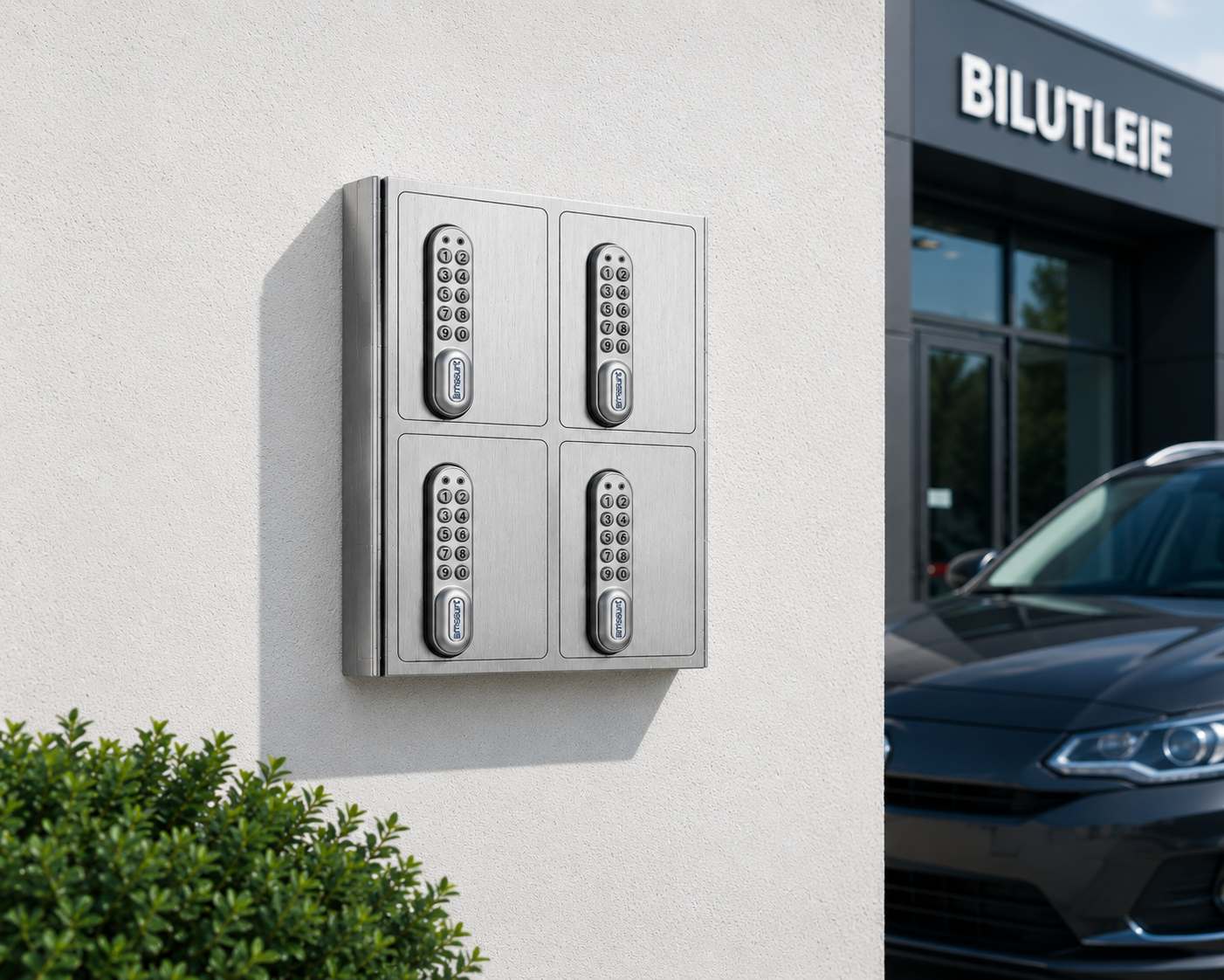 Masunt 1420 E Code Utendørs smart nøkkelskap - Bilde 2