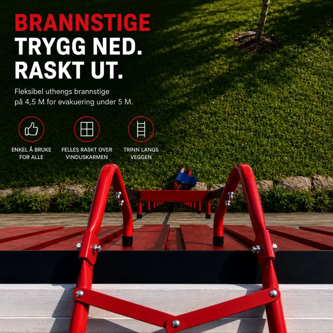 Brannstige uthengsmodell - 4,5 M - Bilde 2
