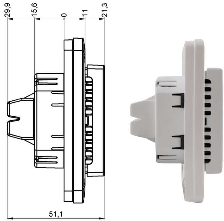 Multireg termostat