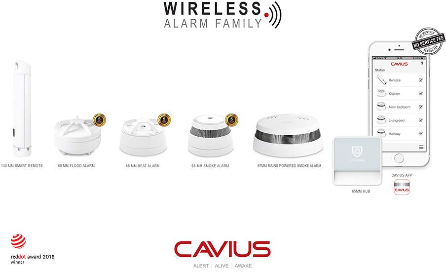 Cavius trådløs familie