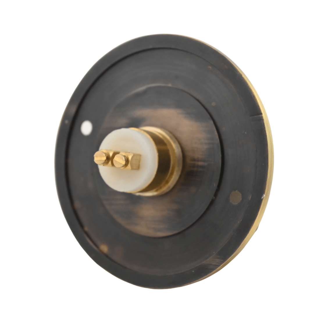 Kablet ringeknapp i antikk messing - Bilde 2