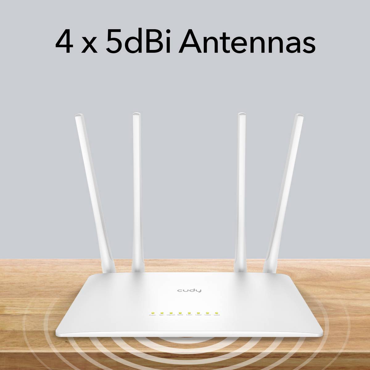 Cudy WR1200 WiFi Router (AC1200) - Bilde 7