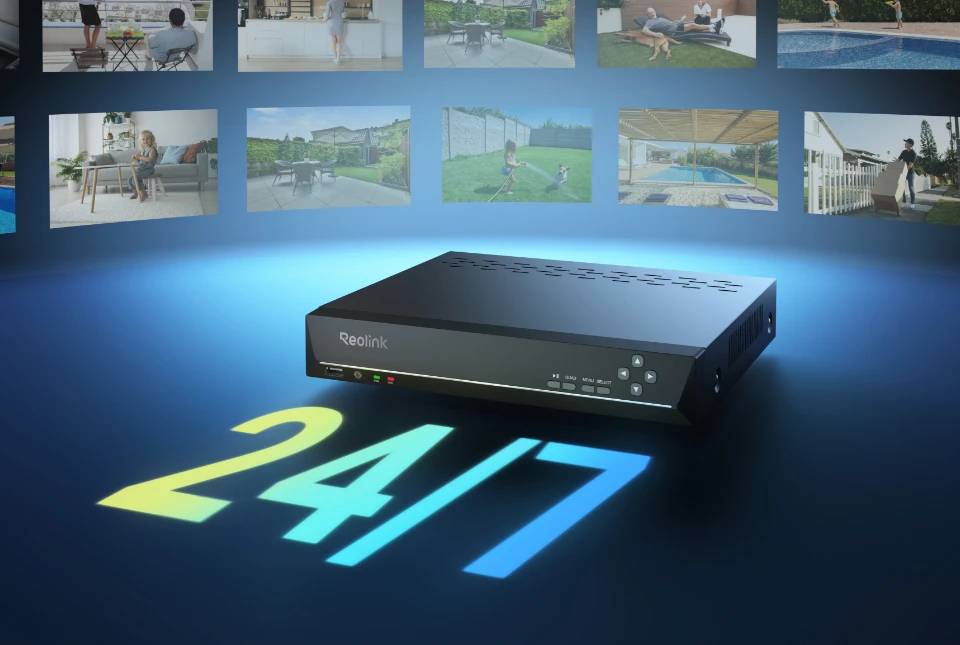 Smart AI kameraovervåkningspakke med 4 stk. 4K kameraer og opptaker - Bilde 3