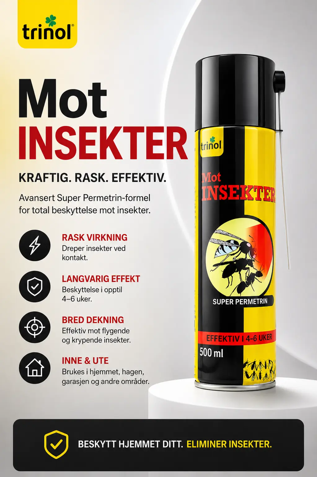 Trinol Super Permetrin Insektspray - Bilde 2